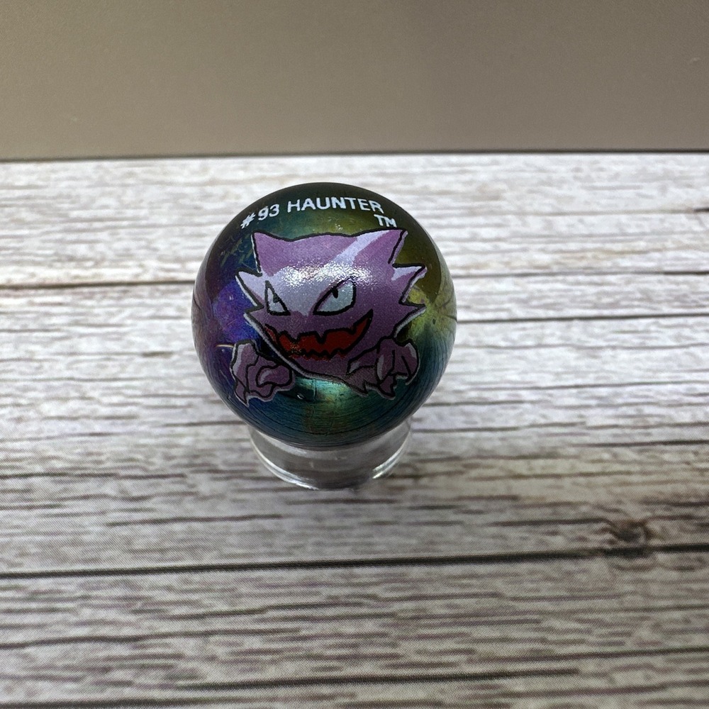Pokemon Haunter #93 Holo Collector Marble Toy Biz 2000 Vintage Glass